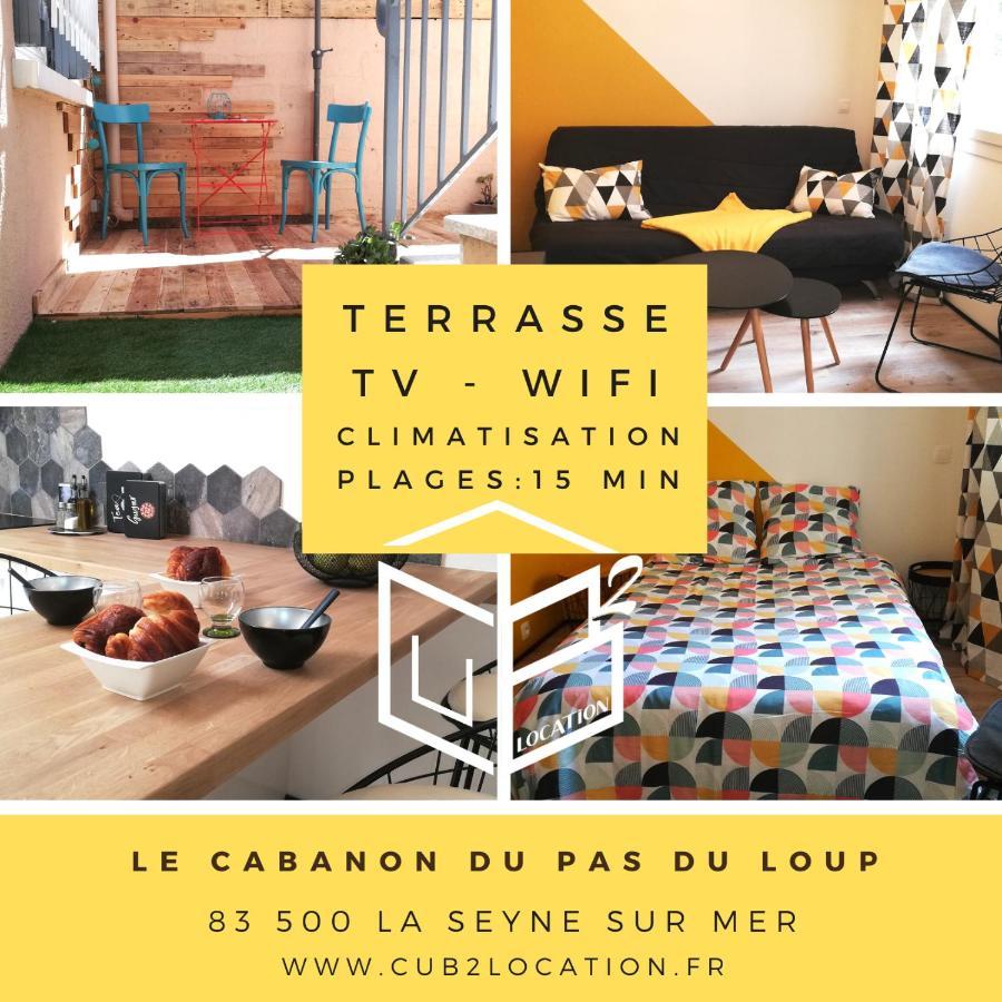Le Cabanon Du Pas Du Loup - Studio Climatise Rdc - Proche Mer La Seyne-sur-Mer Eksteriør bilde